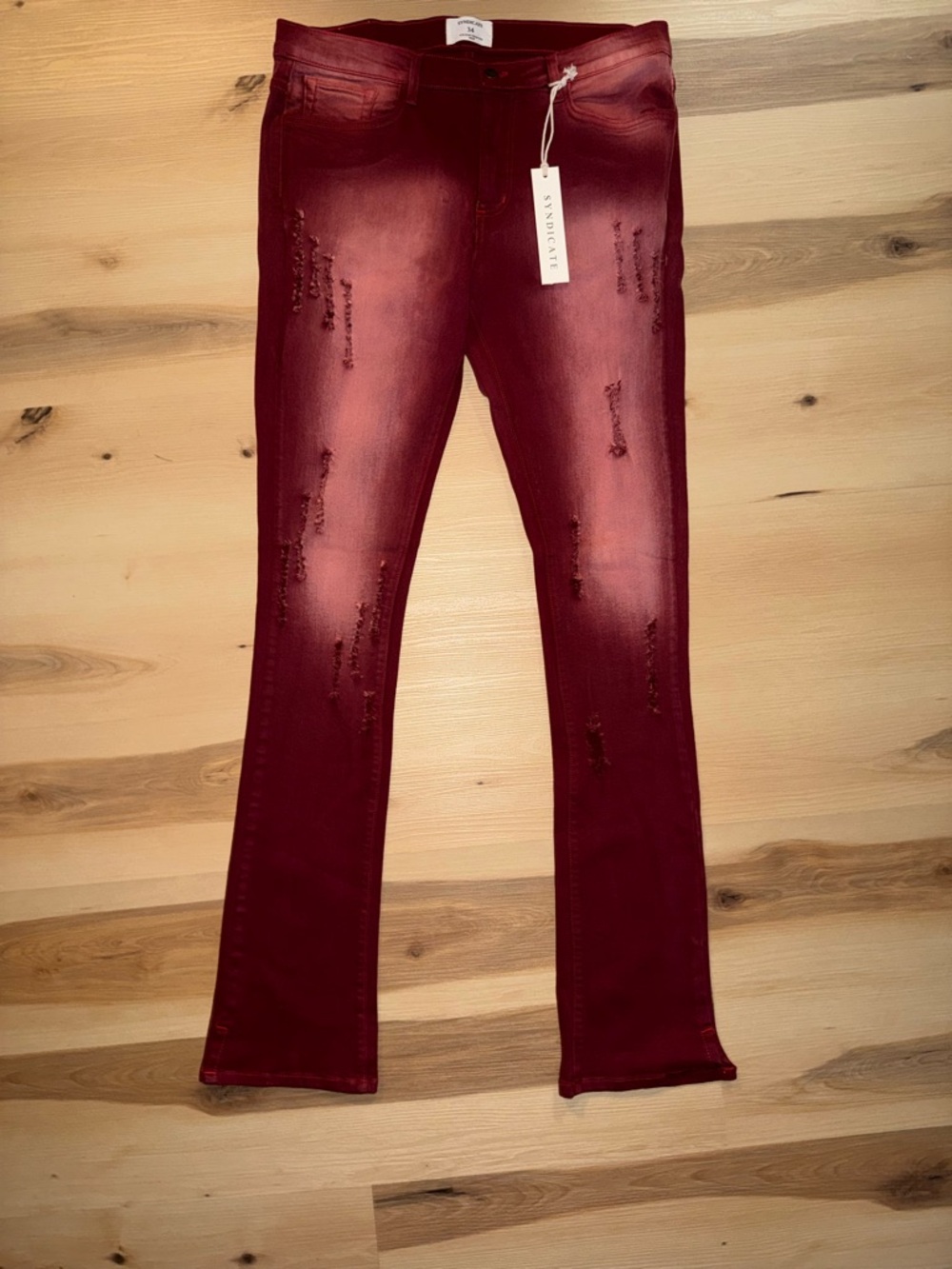 Syndicate Burnt Ash Red Jeans